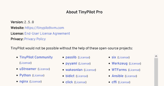 What's New in TinyPilot's October 2022 Update